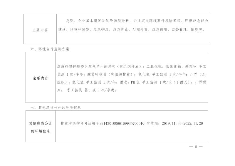 湖南華中電力鐵道設(shè)施制造有限公司2019年度企業(yè)事業(yè)單位環(huán)境信息公開(kāi)表(圖8)